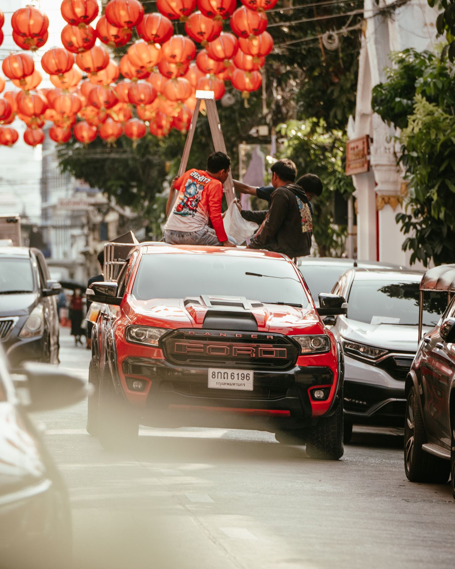 ford ranger raptor dans bangkok