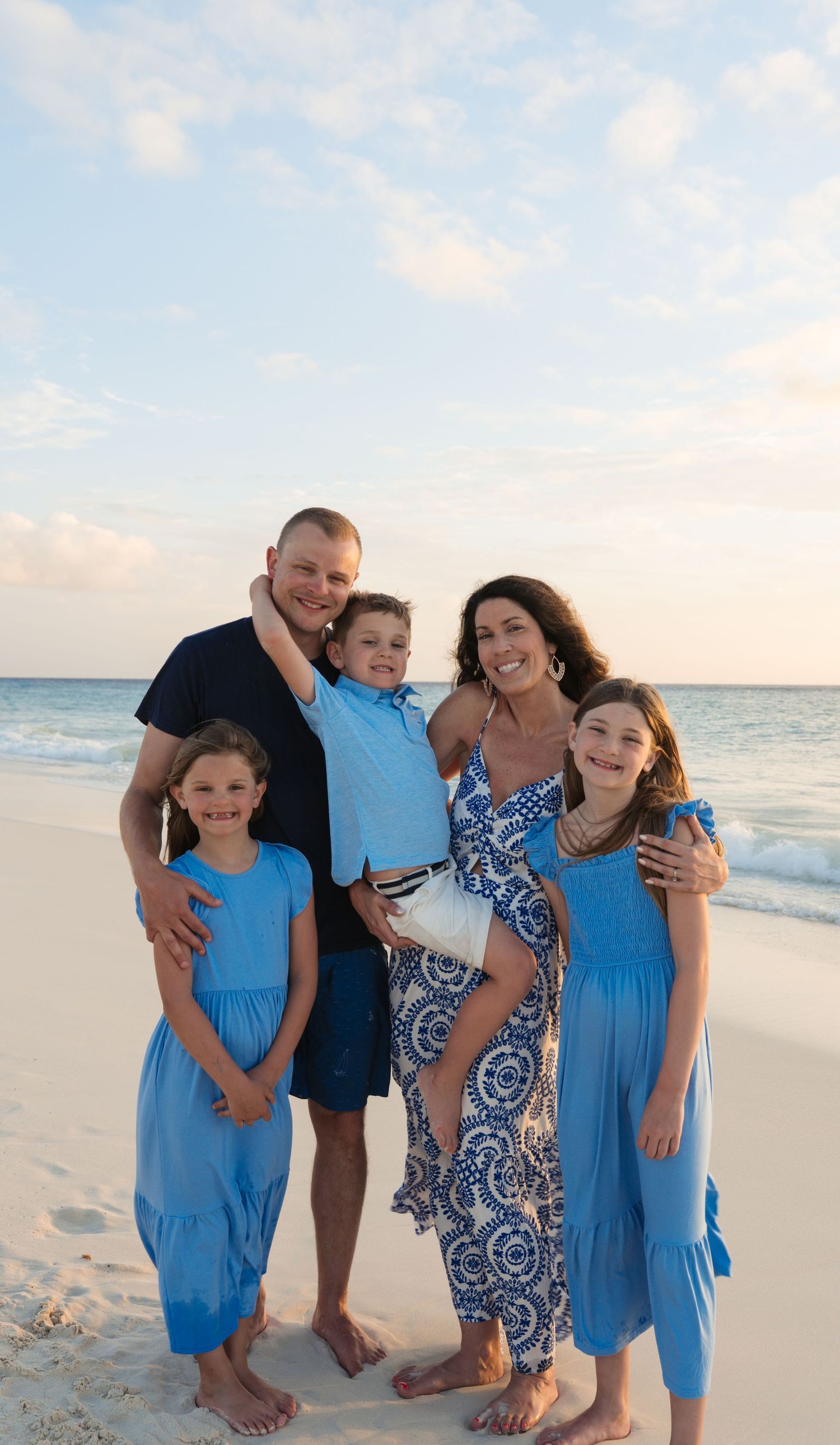 first family vacation photo shoot