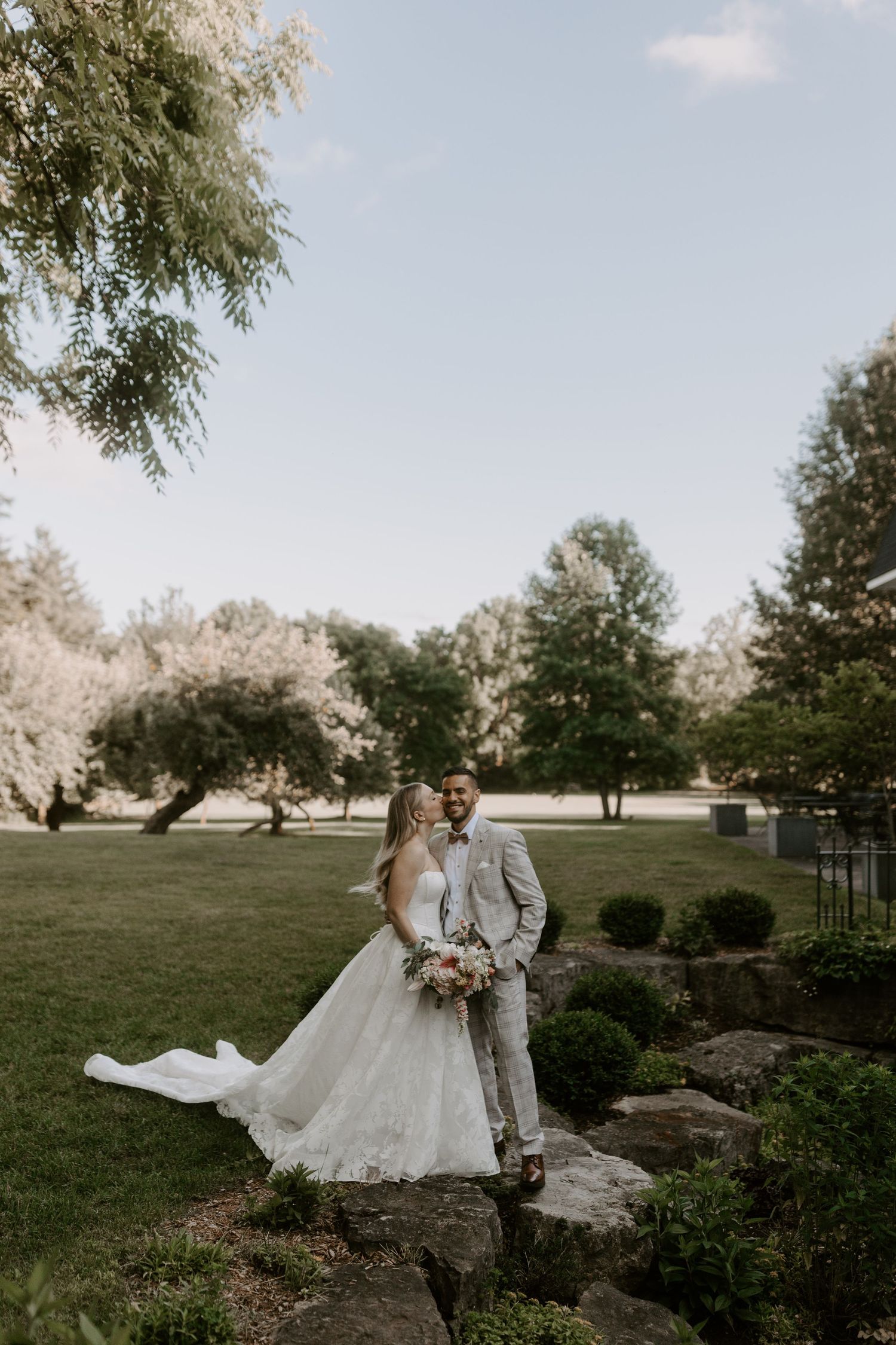 An intimate wedding - candidly photographed by Cassie Cetlin - at Langdon Hall.