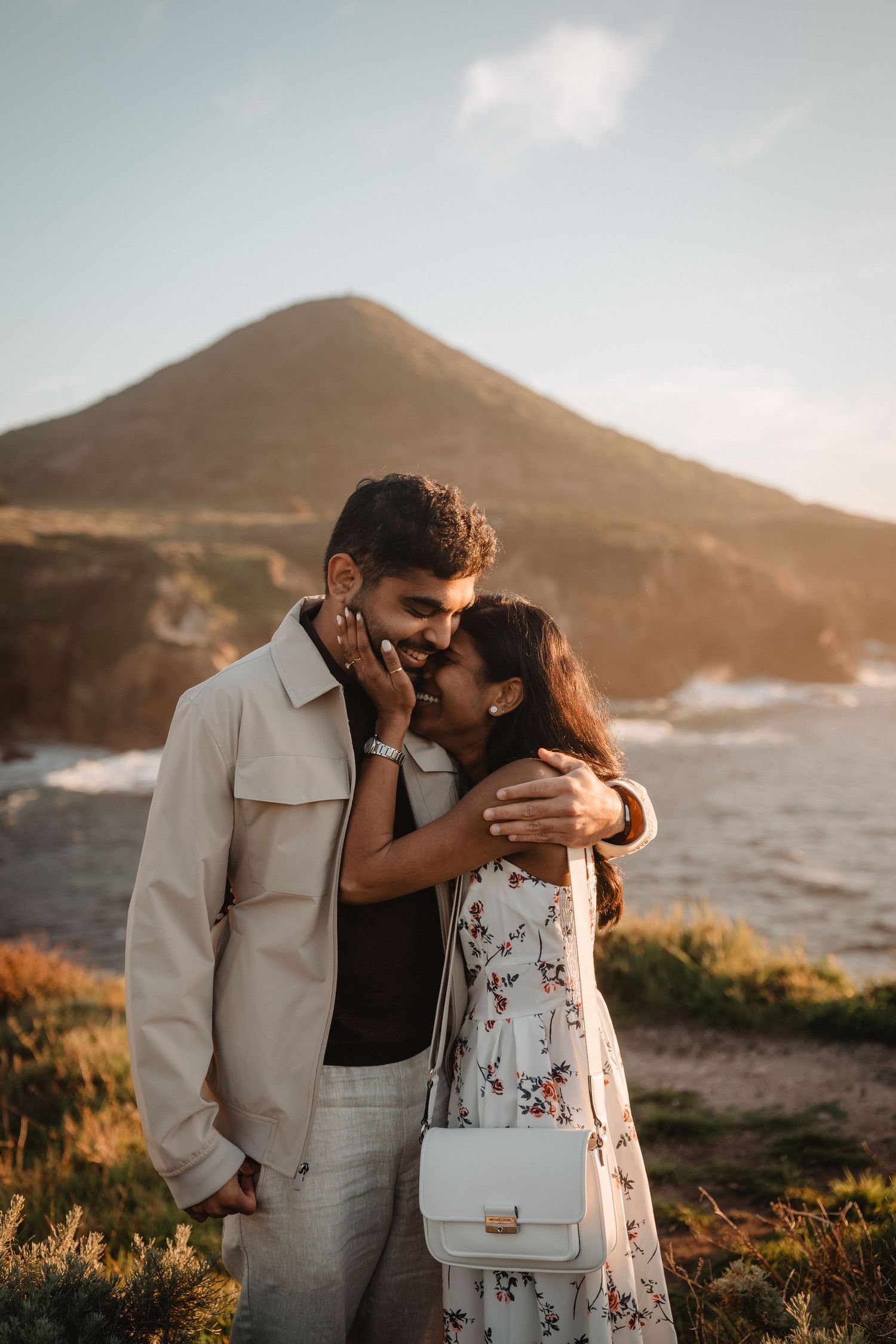 big sur engagement photos