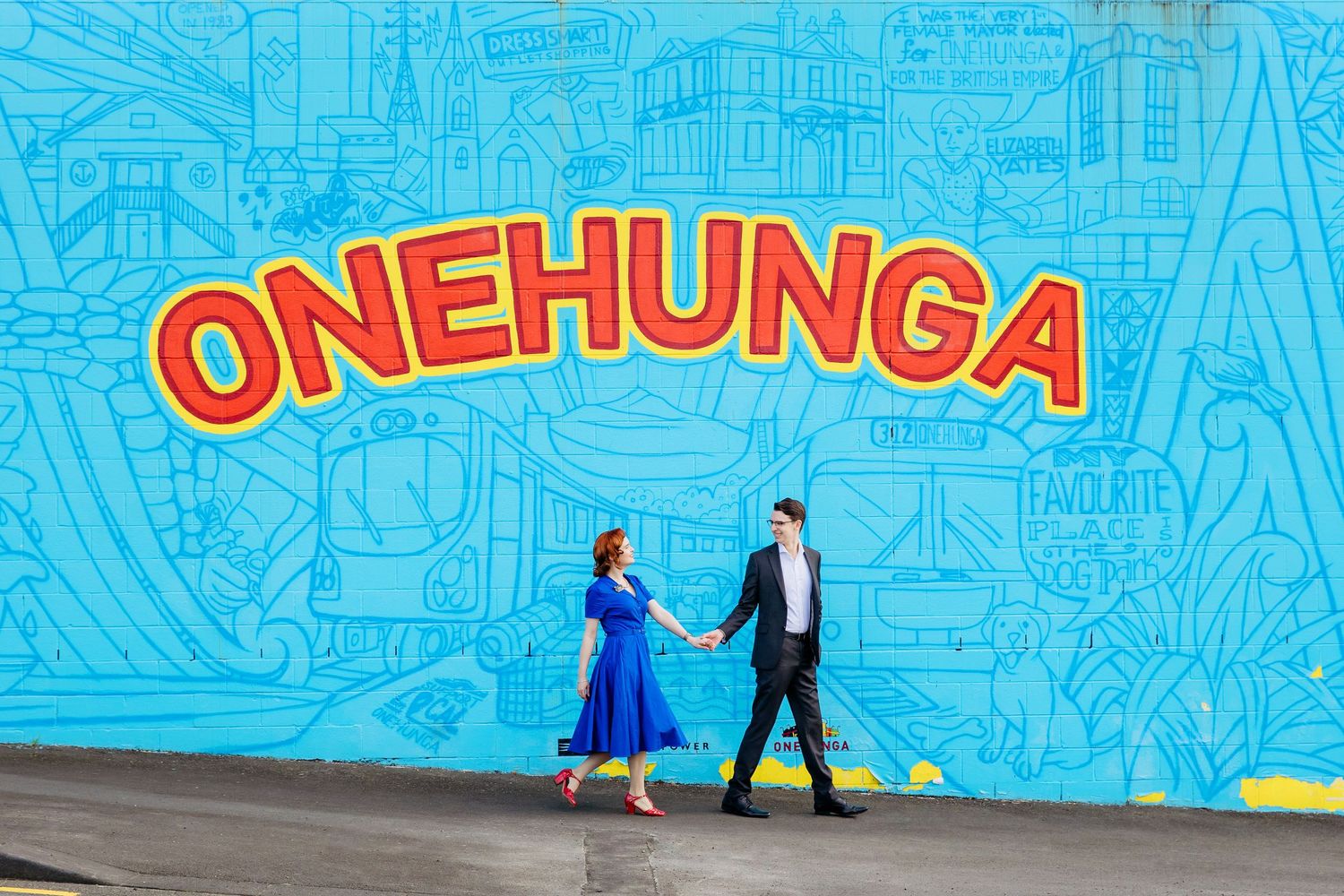 Engaged couple photographed in Auckland by Mala Photography