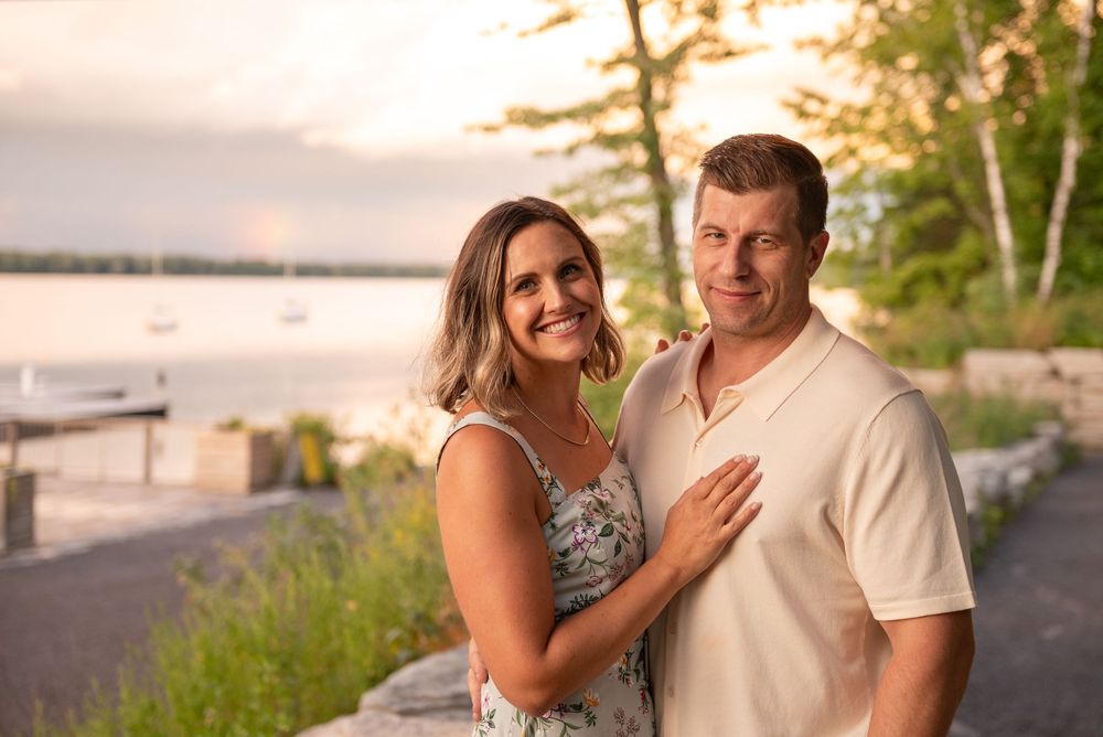Beach engagement session, Constance Bay, NCC Riverhouse, Ottawa engagement photographer, beach love story, Engagement session dog