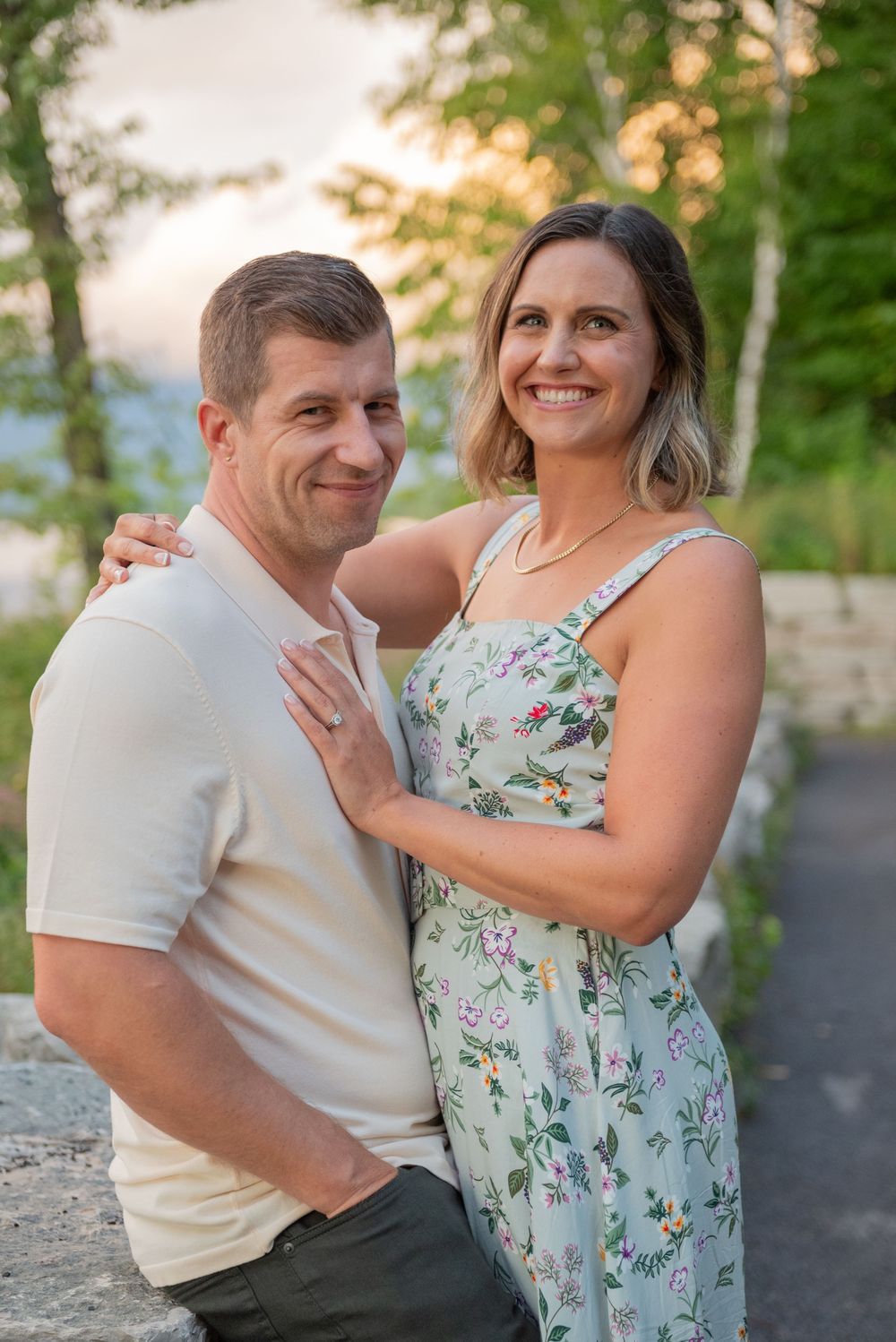 Beach engagement session, Constance Bay, NCC Riverhouse, Ottawa engagement photographer, beach love story, Engagement session dog