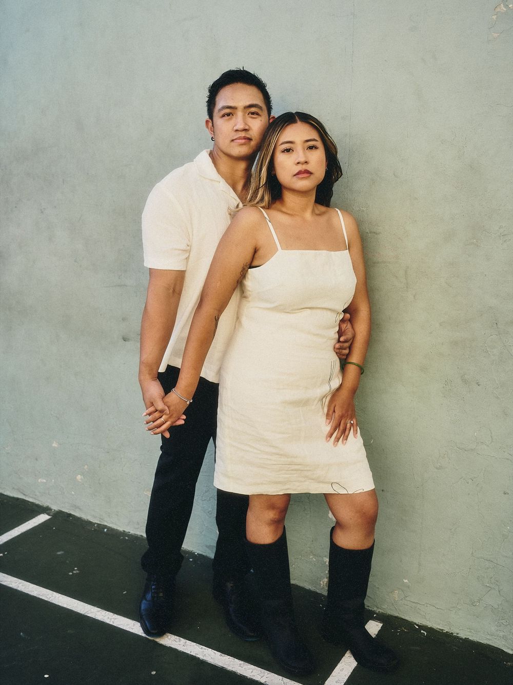 los angeles engagement prewedding photo