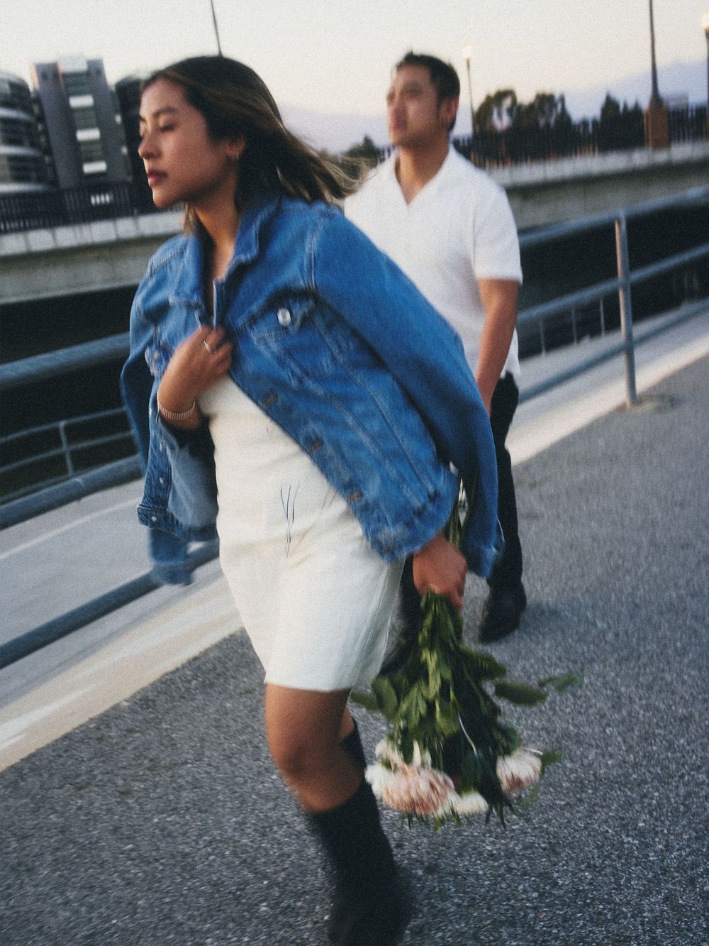 los angeles engagement prewedding photo