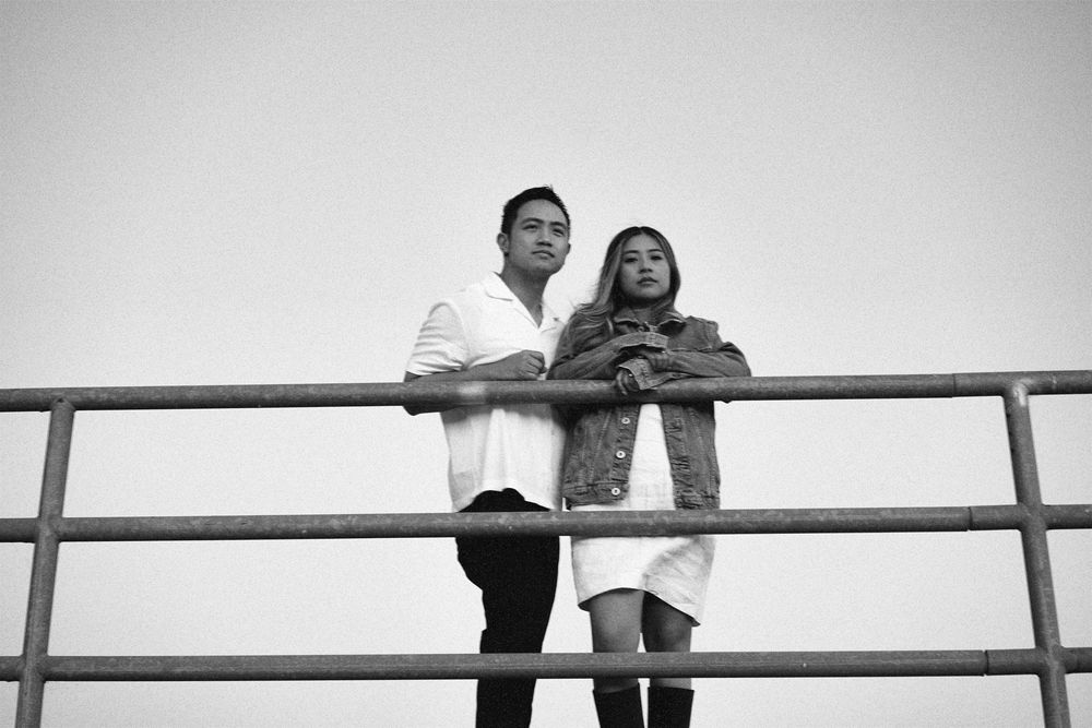 los angeles engagement prewedding photo