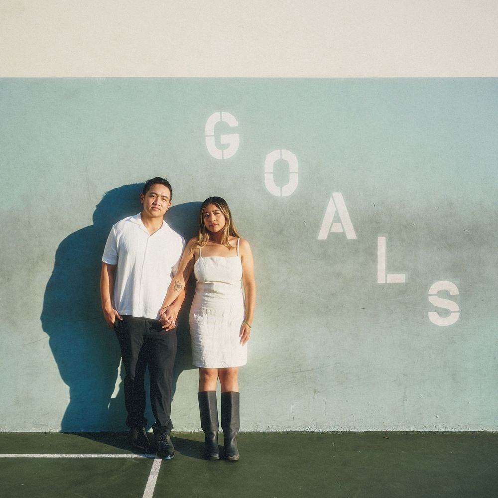 los angeles engagement prewedding photo
