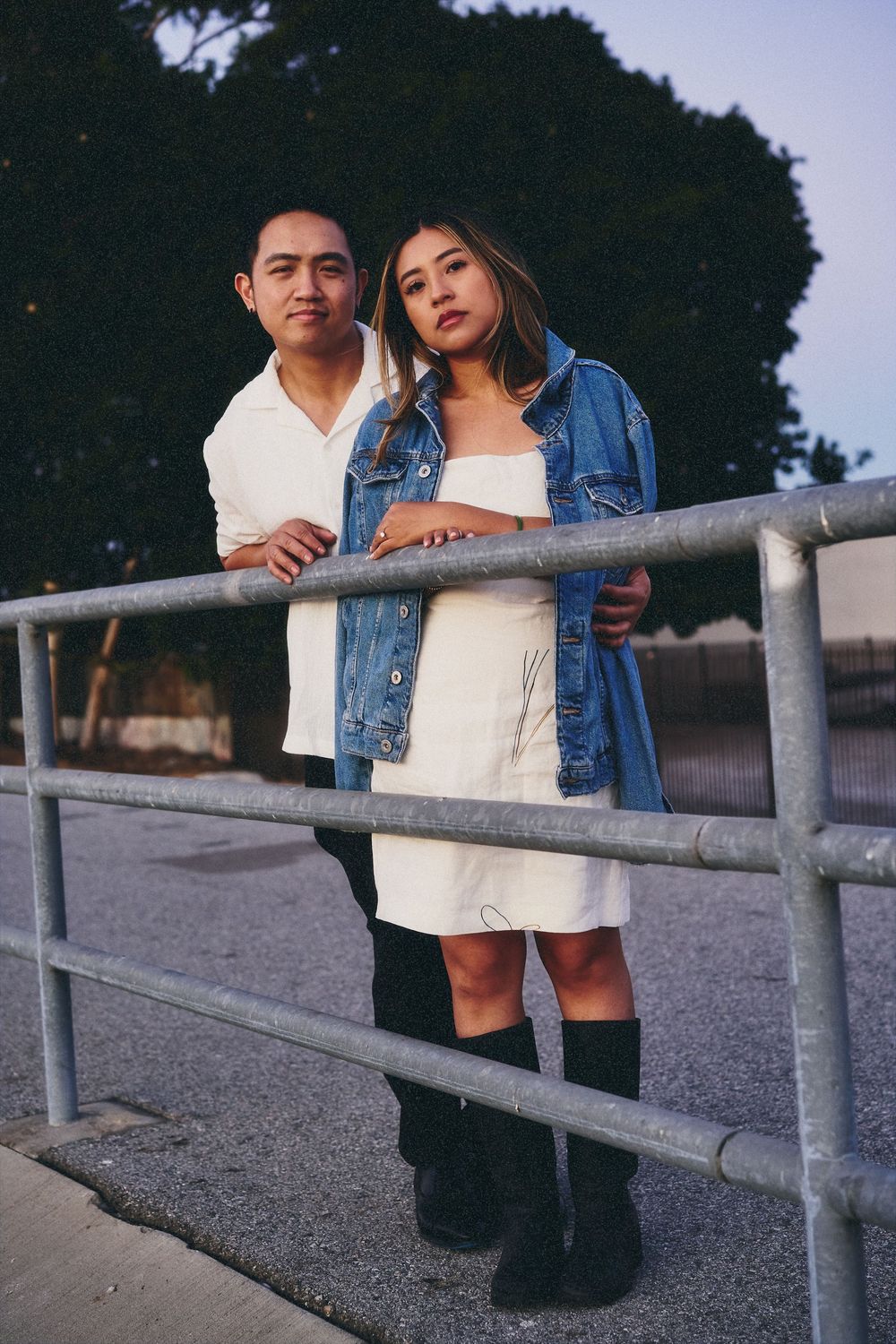 los angeles engagement prewedding photo