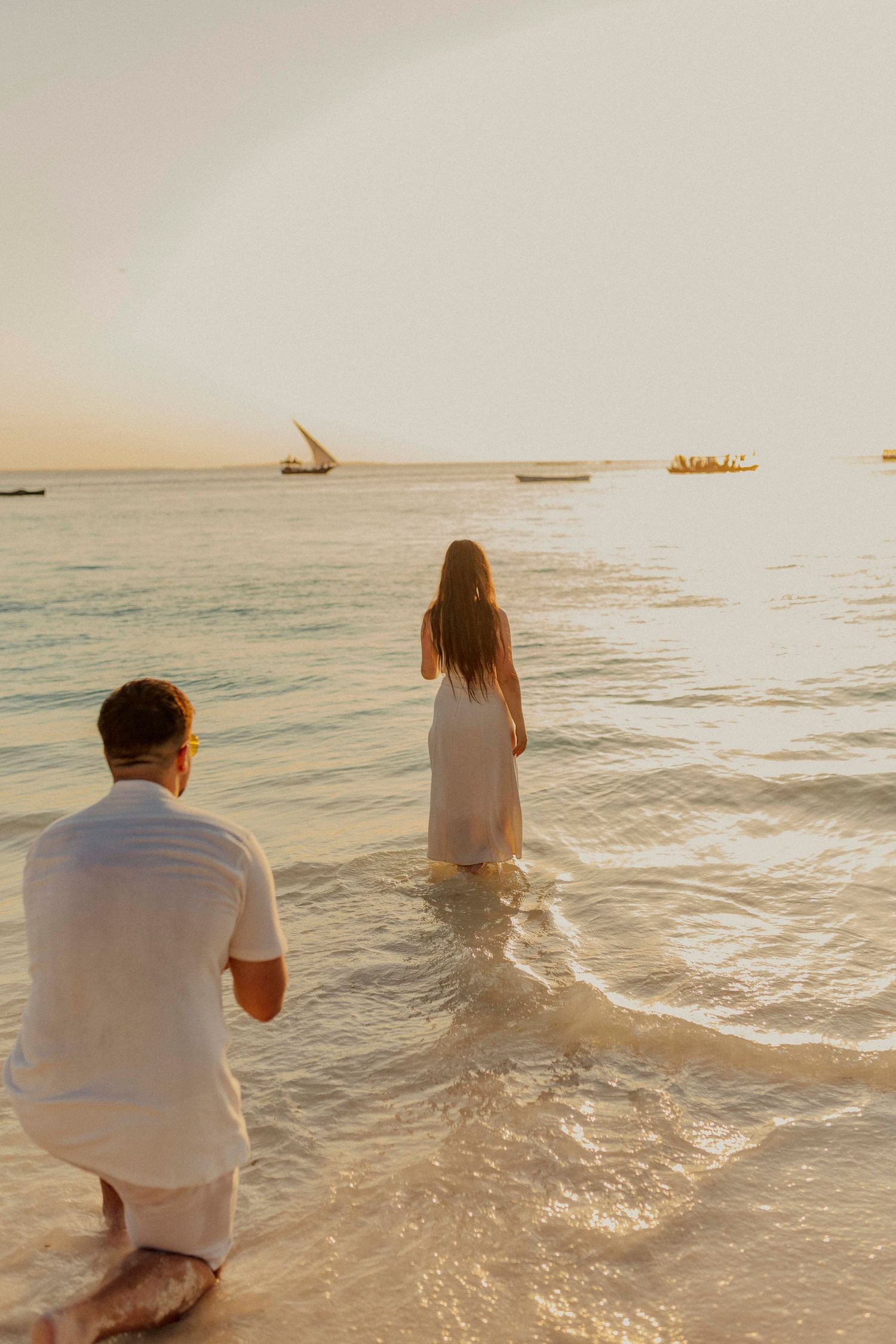 Romantic destination photography Zanzibar