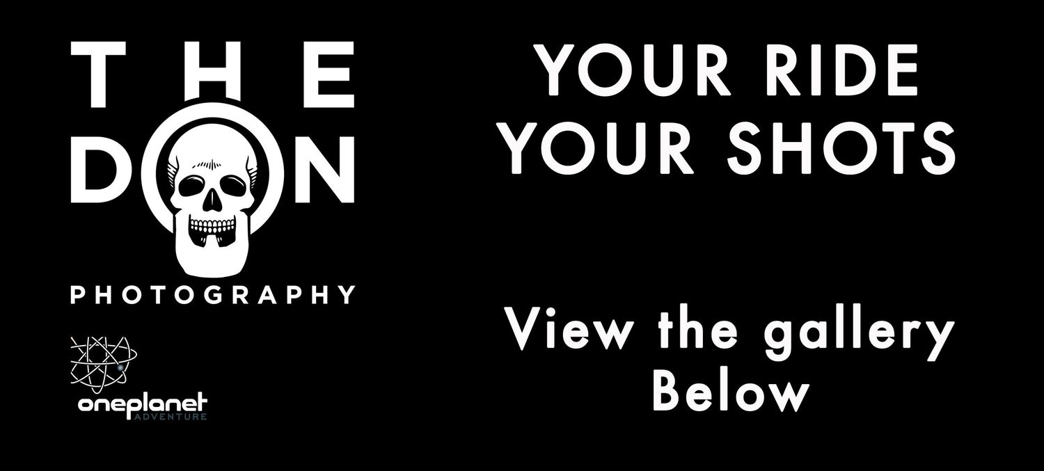 The Don Photography and One Planet logo banner promoting a ride photo gallery with bold white text on black background.