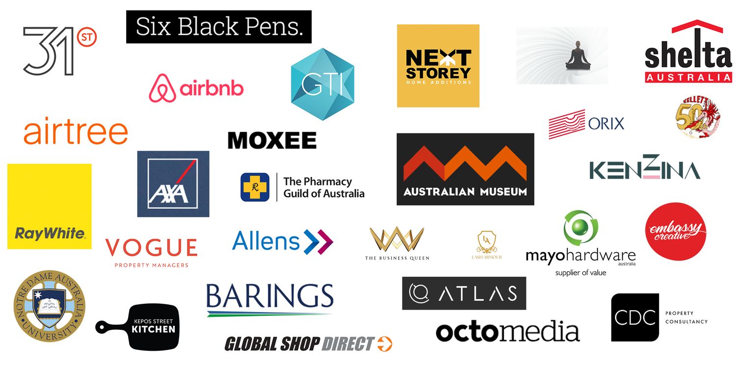 This page has client logos on it - These logos represent the clients I shoot with
Sydney Real Estate
Sydney Events
Sydney Portraits