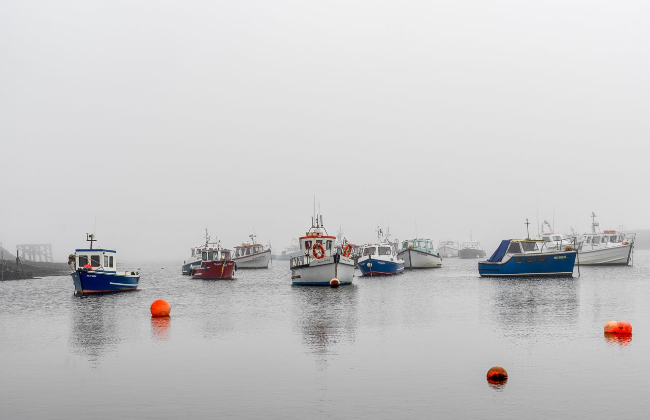 Boats at Paddys hole South Gare