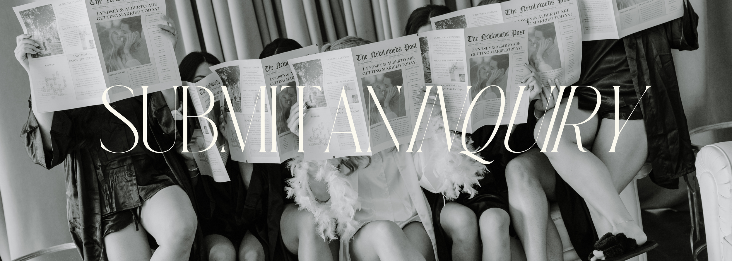 Black and white vintage style fashion magazine layout with text.