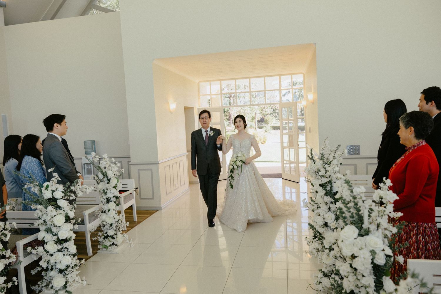 bride entrance in wedding venue in Gold coast