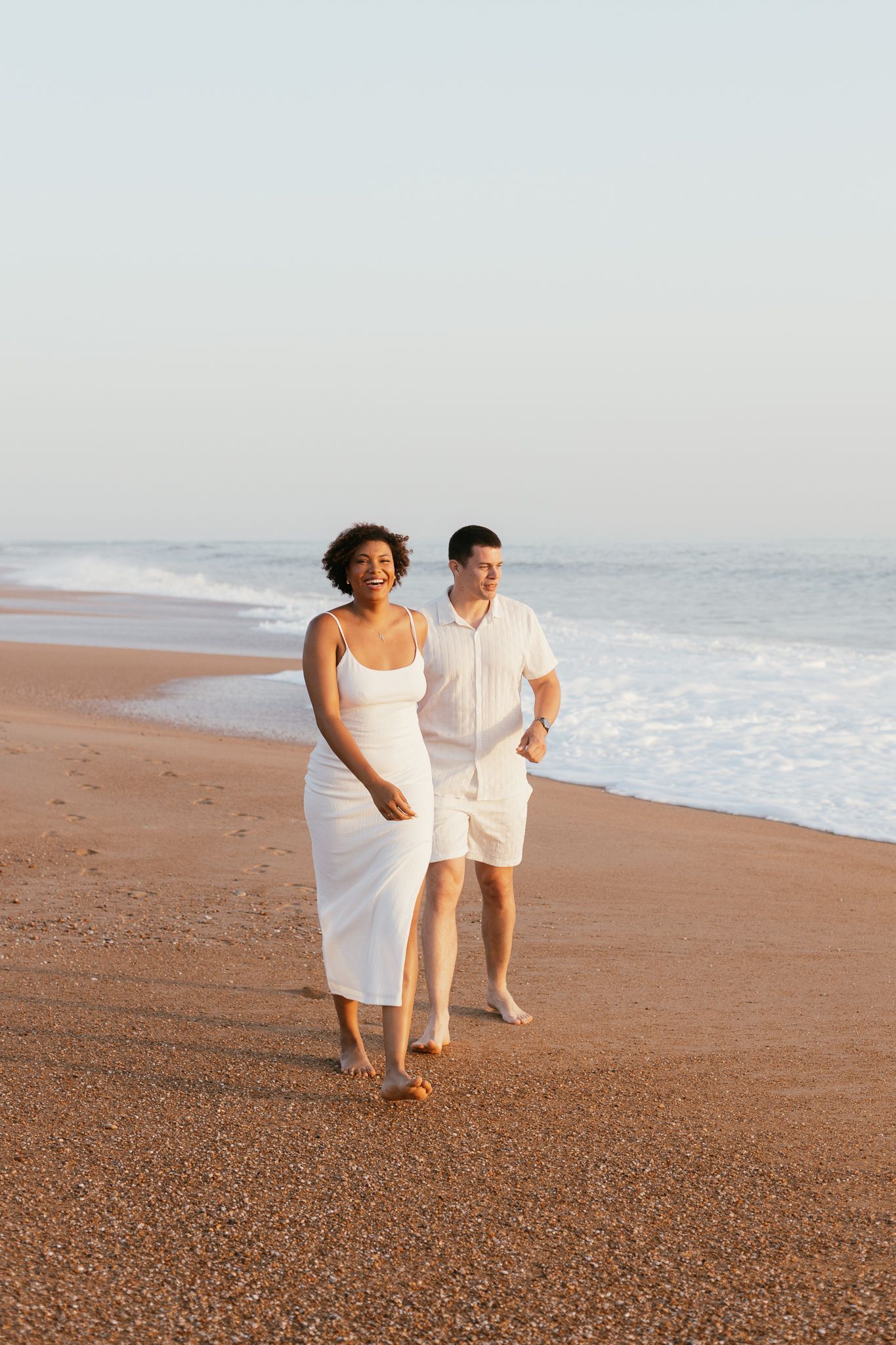 Photo romantique au coucher de soleil Vendée