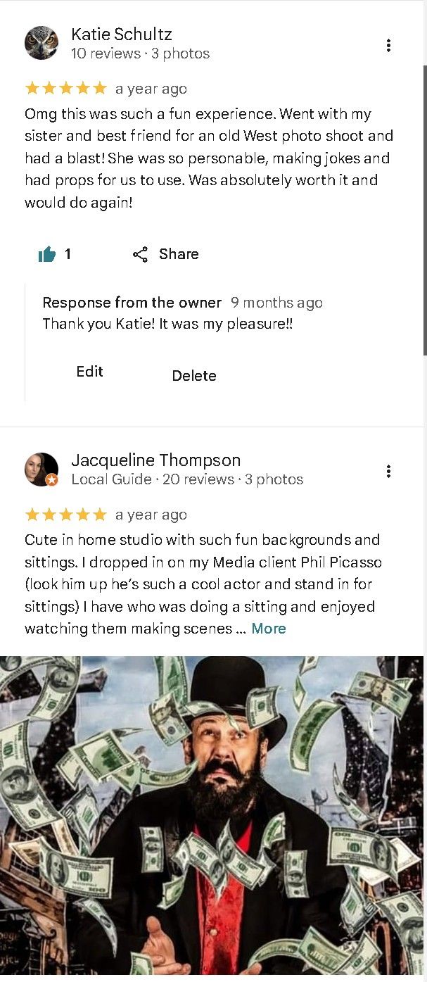 Multiple screenshots of reviews and social media posts showing positive feedback and comments.