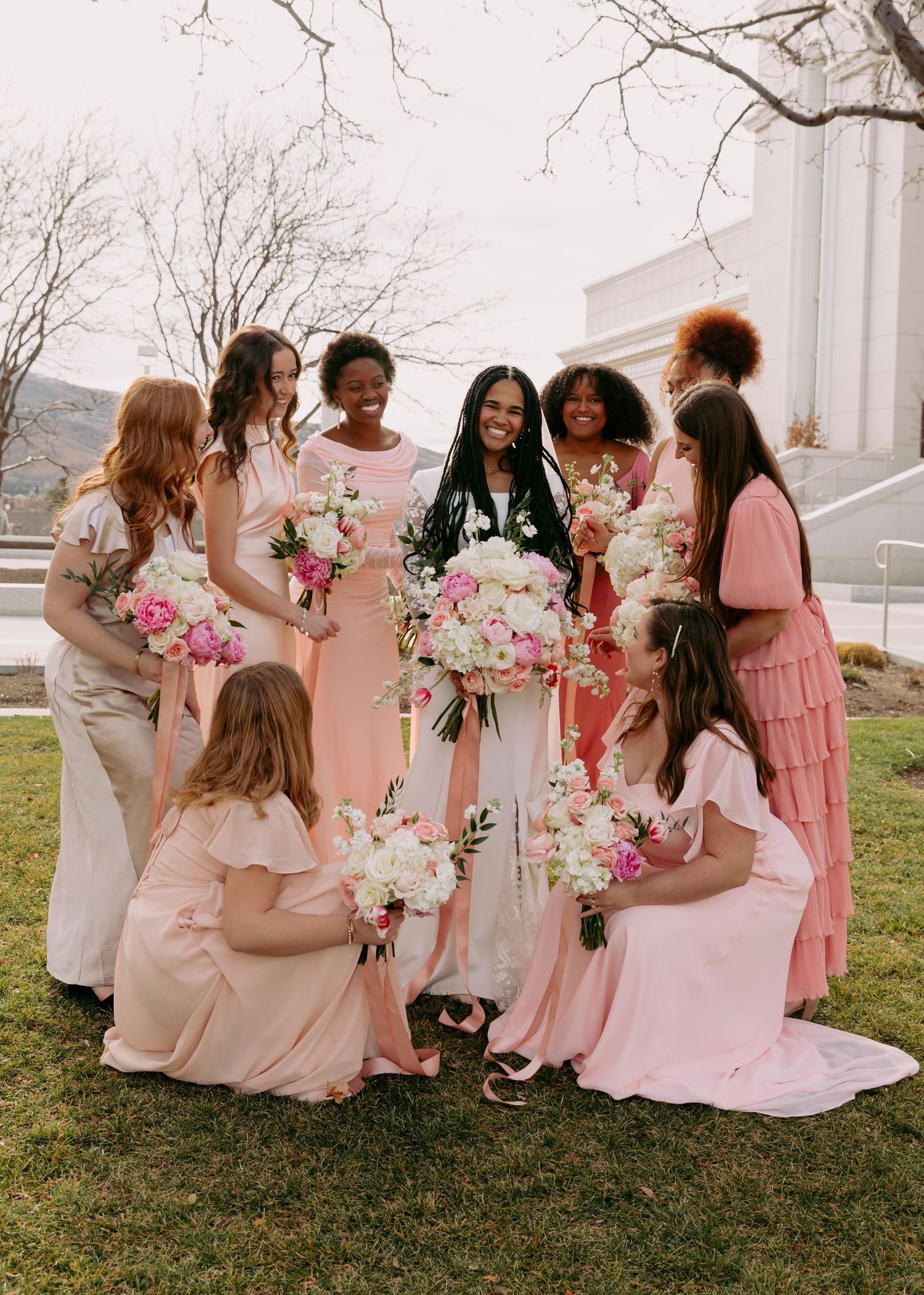 Utah wedding photographer capturing temple photos
