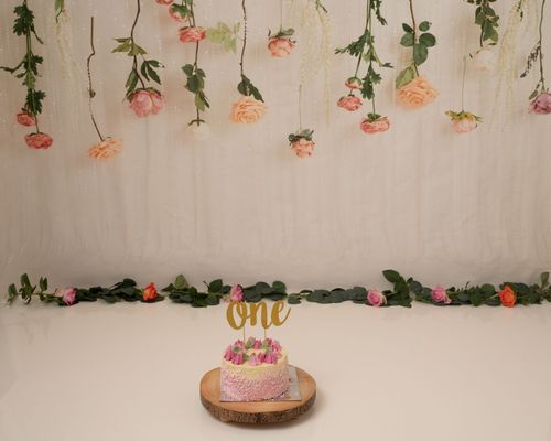 Cake smash and splash photoshoot Aberdeen