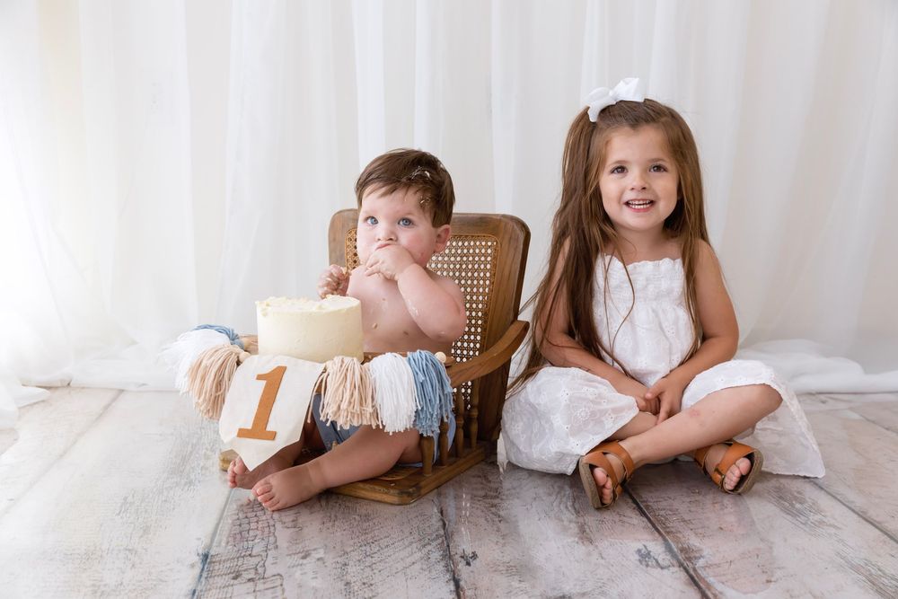 Cake Smash Photography Session Hendersonville Tennessee