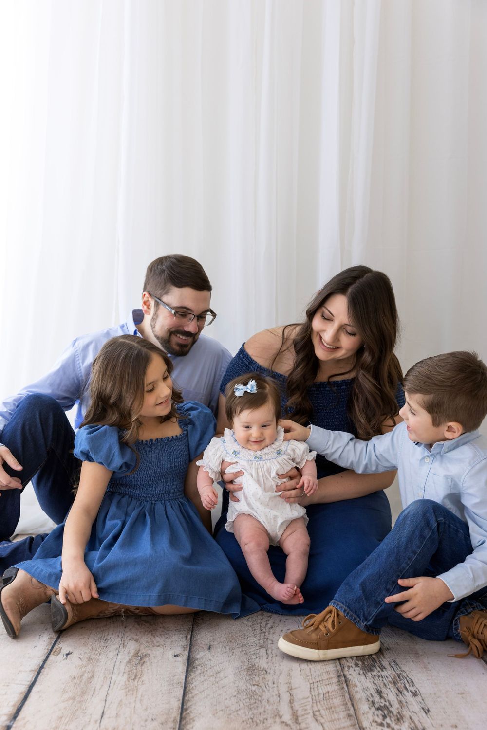 Family session in Hendersonville studio