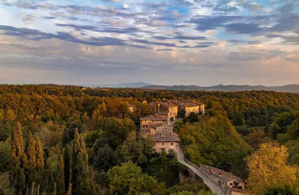 “Historic Florence venue details for luxury destination wedding in Italy, Il Borro"