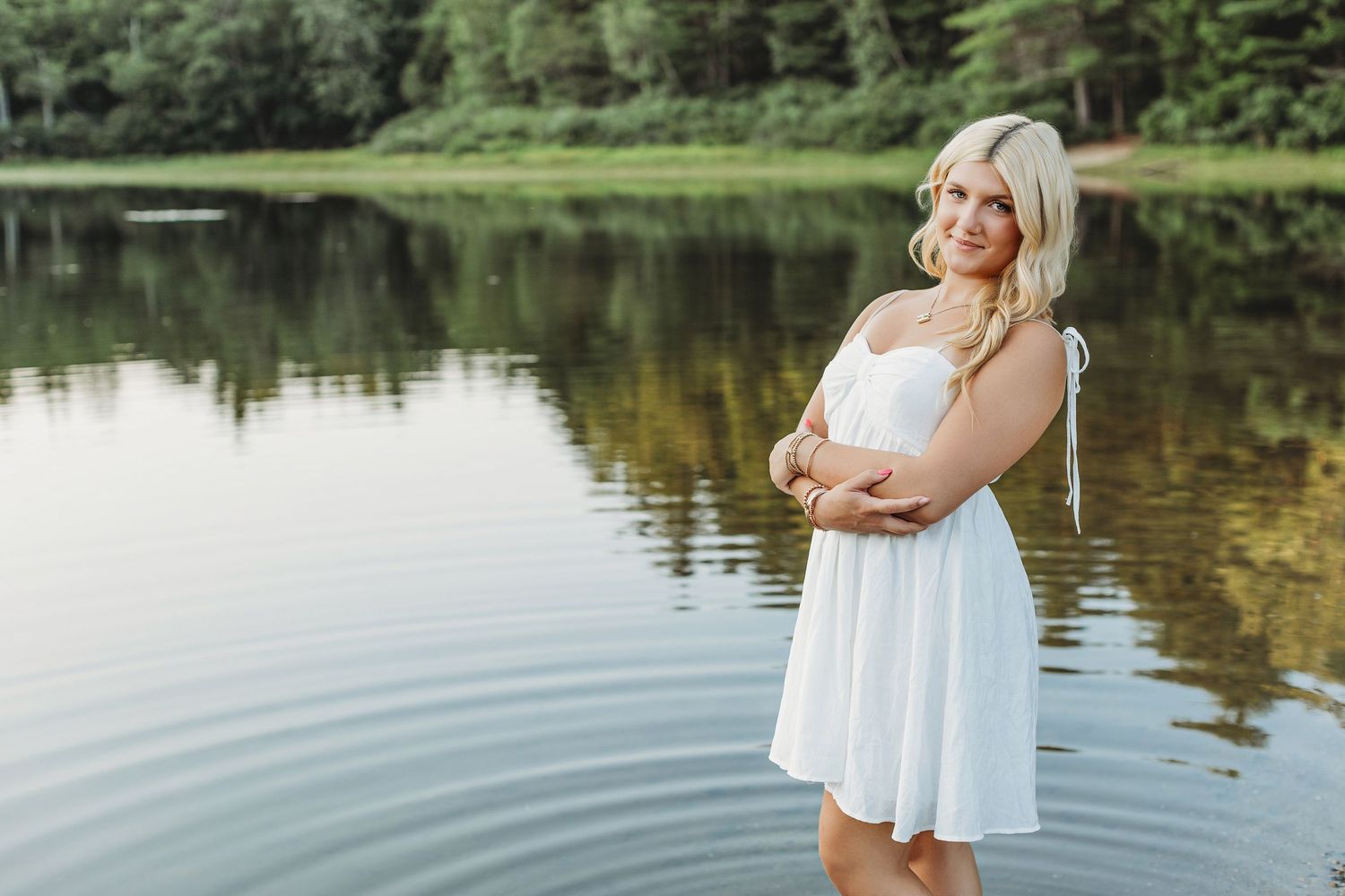 senior session in hallowell maine for maine graduate