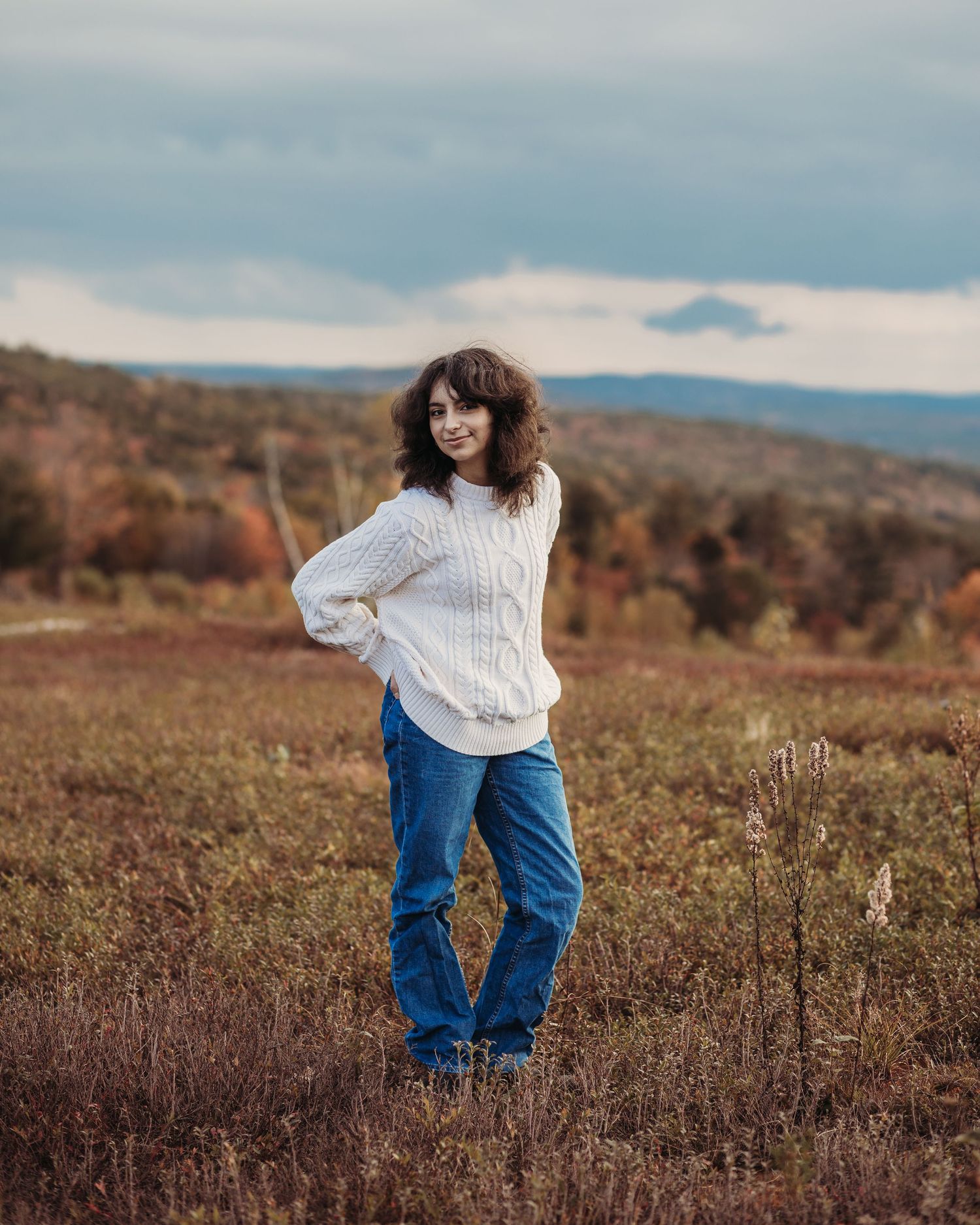 Professional senior graduate photo outdoors