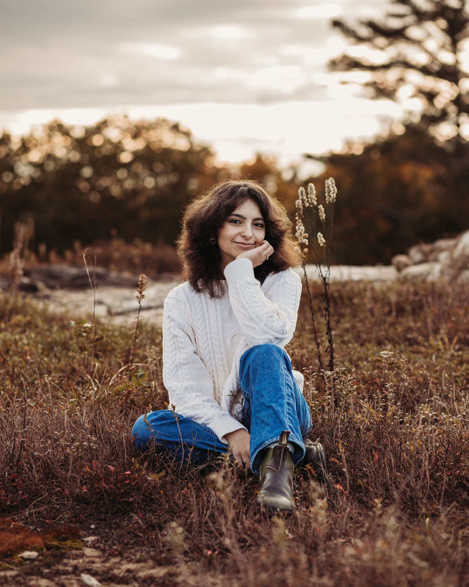 Professional senior graduate photo outdoors