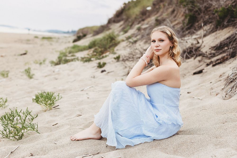 reid state park maine senior session photoshoot for graduating maine senior