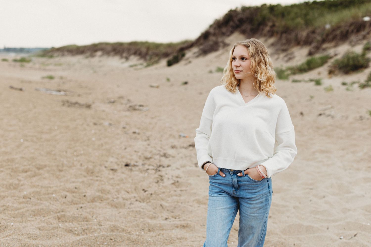 reid state park maine senior session photoshoot for graduating maine senior