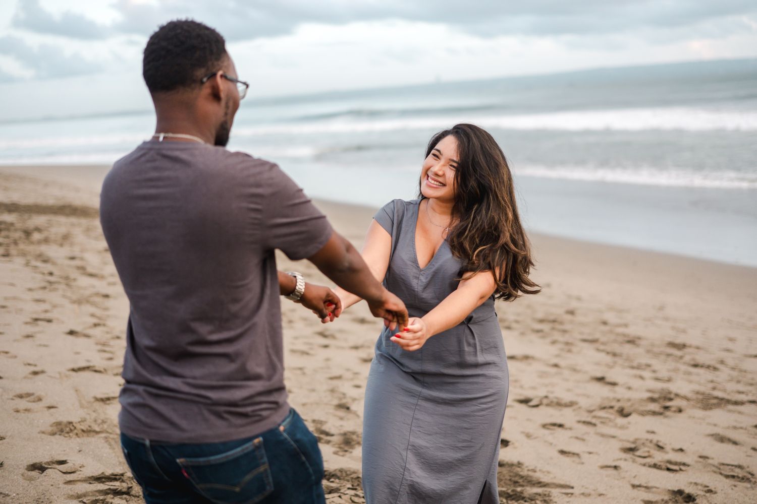 Bali Proposal with fire dance