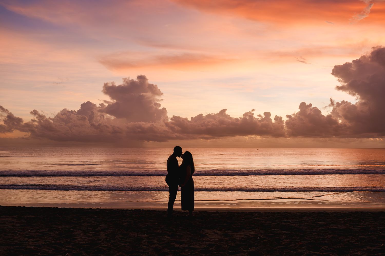 Bali Proposal with fire dance