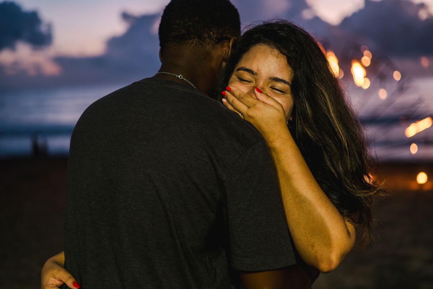Bali Proposal with fire dance