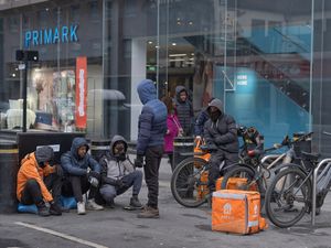 just eat delivery riders waiting newcastle