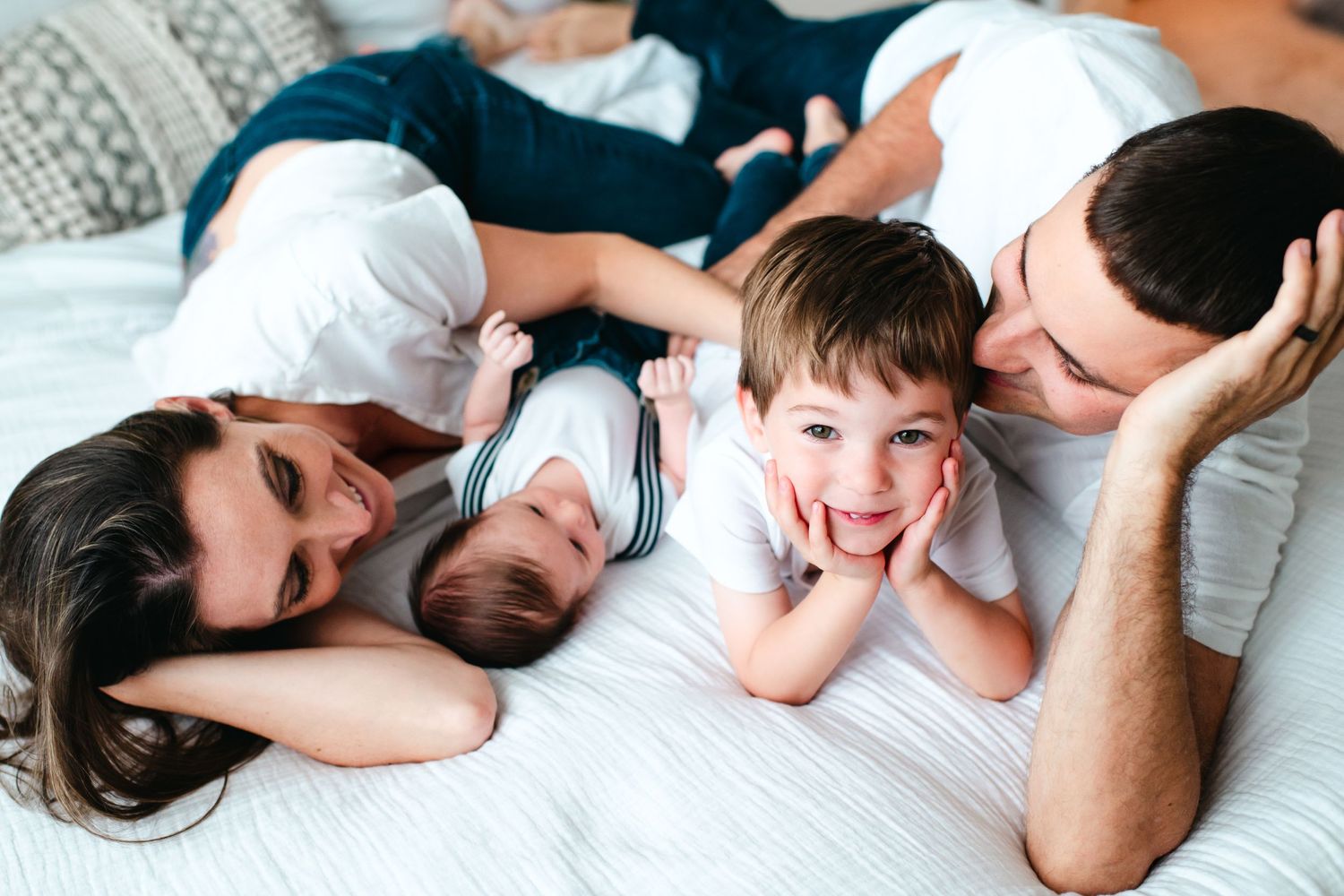 Series of intimate close-up shots showing affectionate moments.
