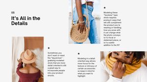A lifestyle photo collage showing summer fashion accessories including a straw hat, woven bag and yellow accessories.