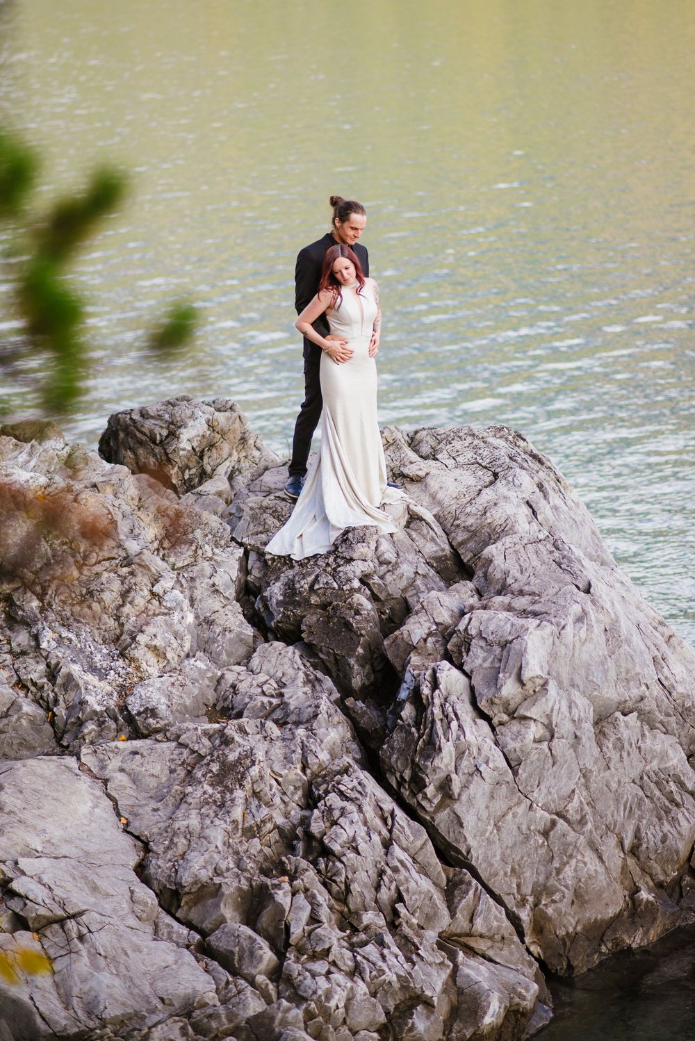 Lake Minnewanka I Banff Elopement