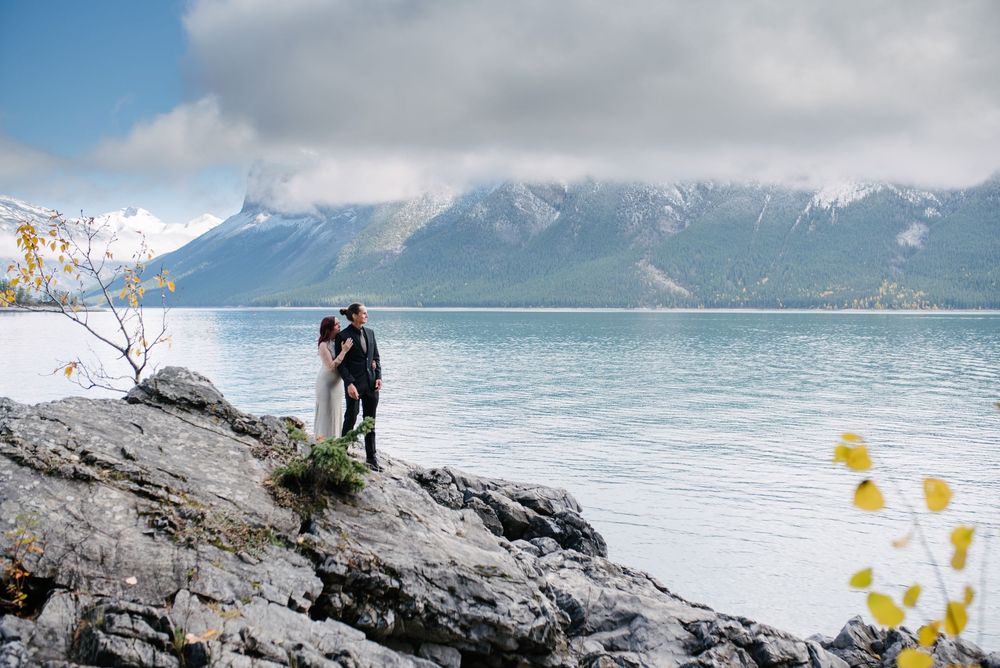 Lake Minnewanka I Banff Elopement