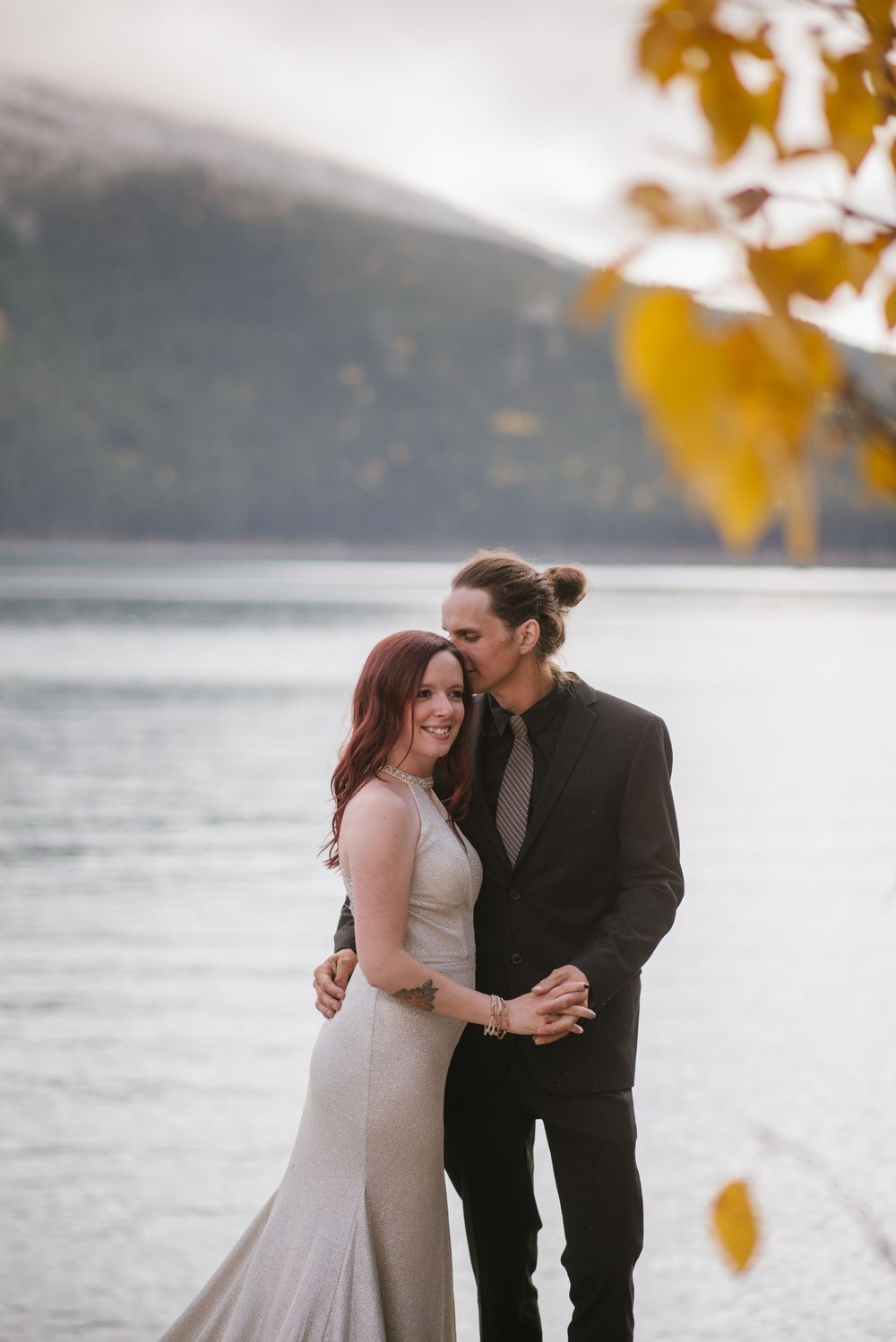 Lake Minnewanka I Banff Elopement