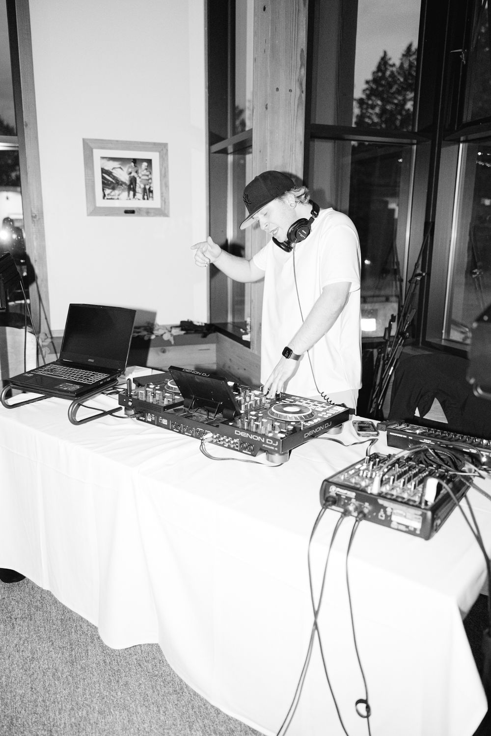DJ at the Deer Park Chalet
