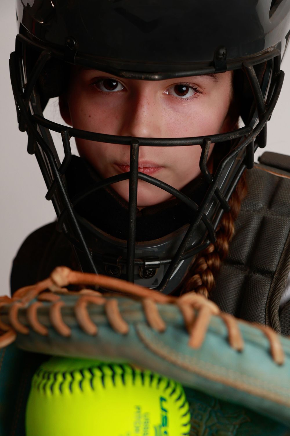 softball team athlete studio portrait Covington GA sports photography