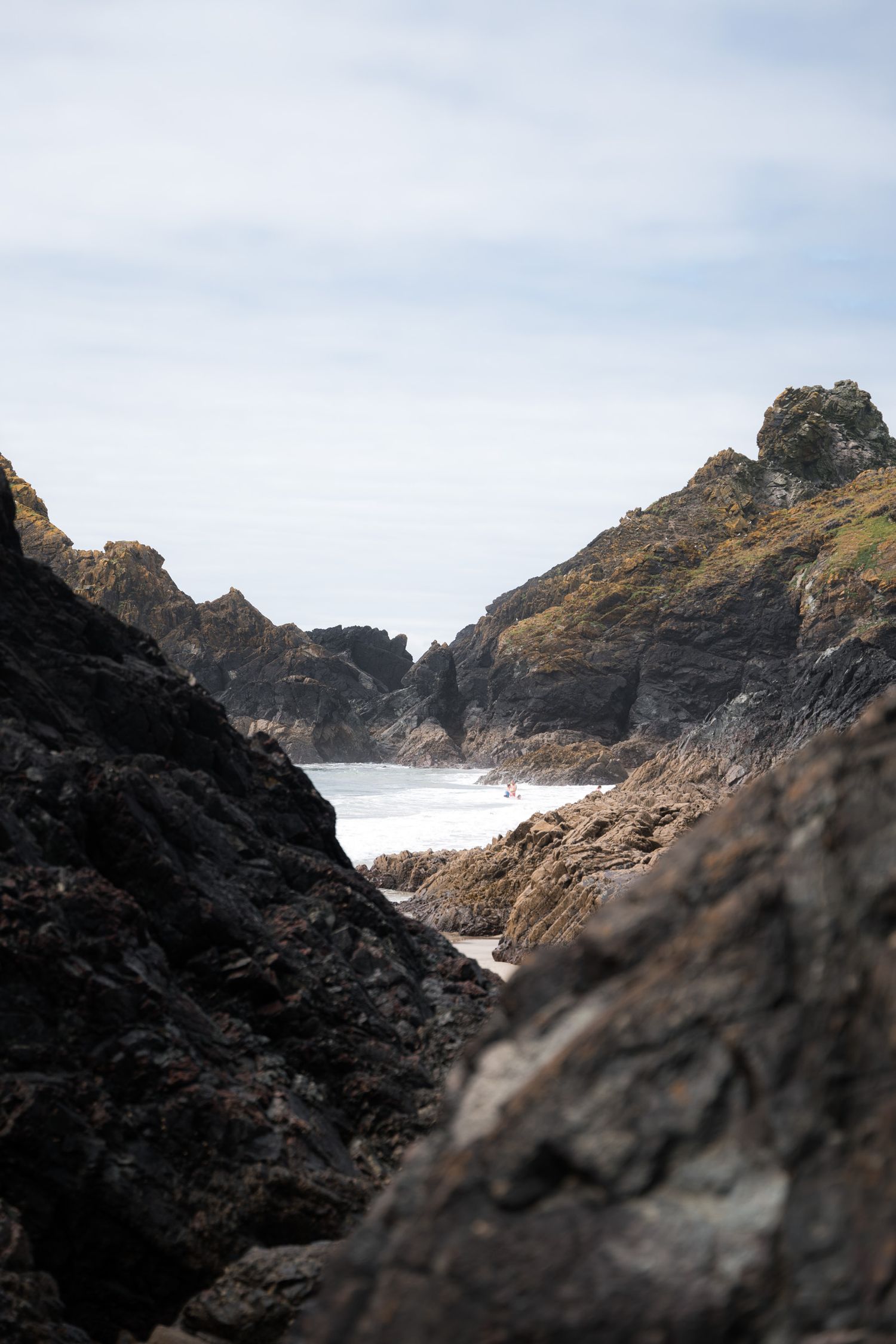 kynance cove plage dans les cornouailles en angleterre