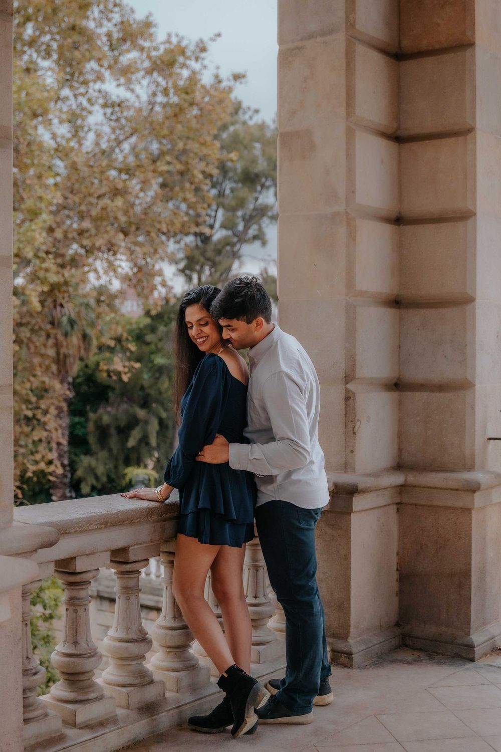 Shivani looking at Aditya with deep love and joy.