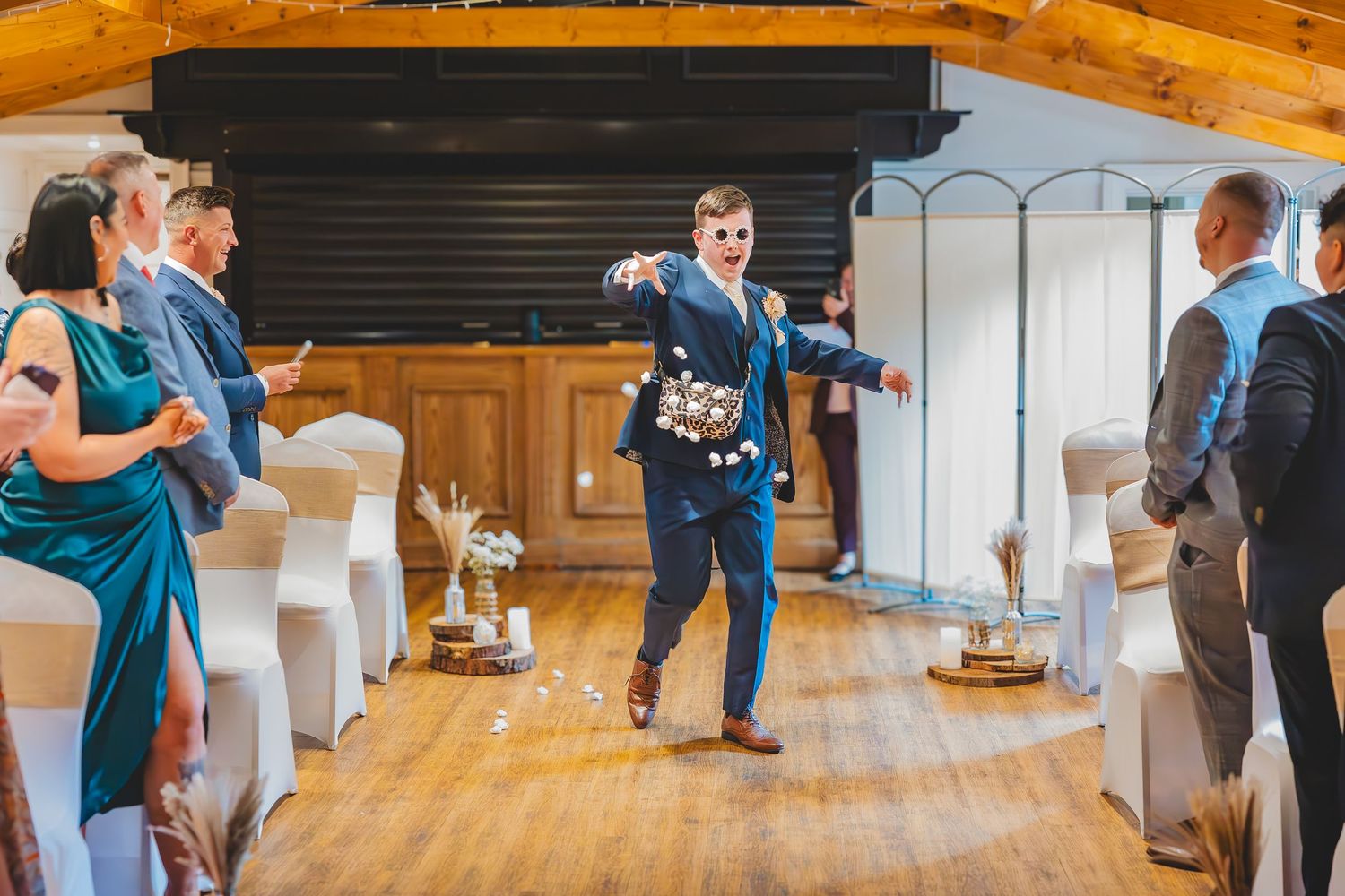 Unobtrusive wedding photography capturing natural moments.