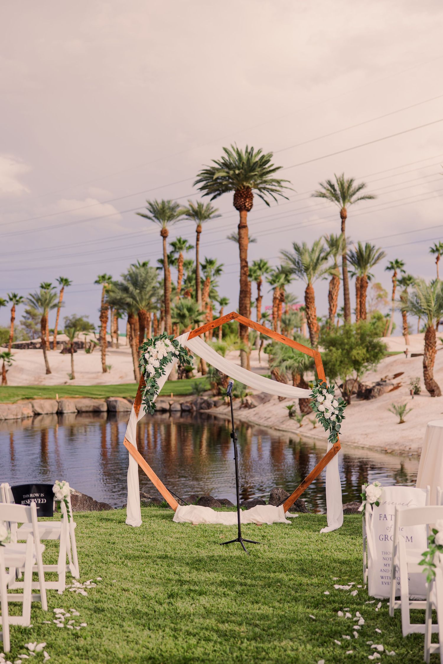 DragonRidge Country Club wedding ceremony Henderson Nevada