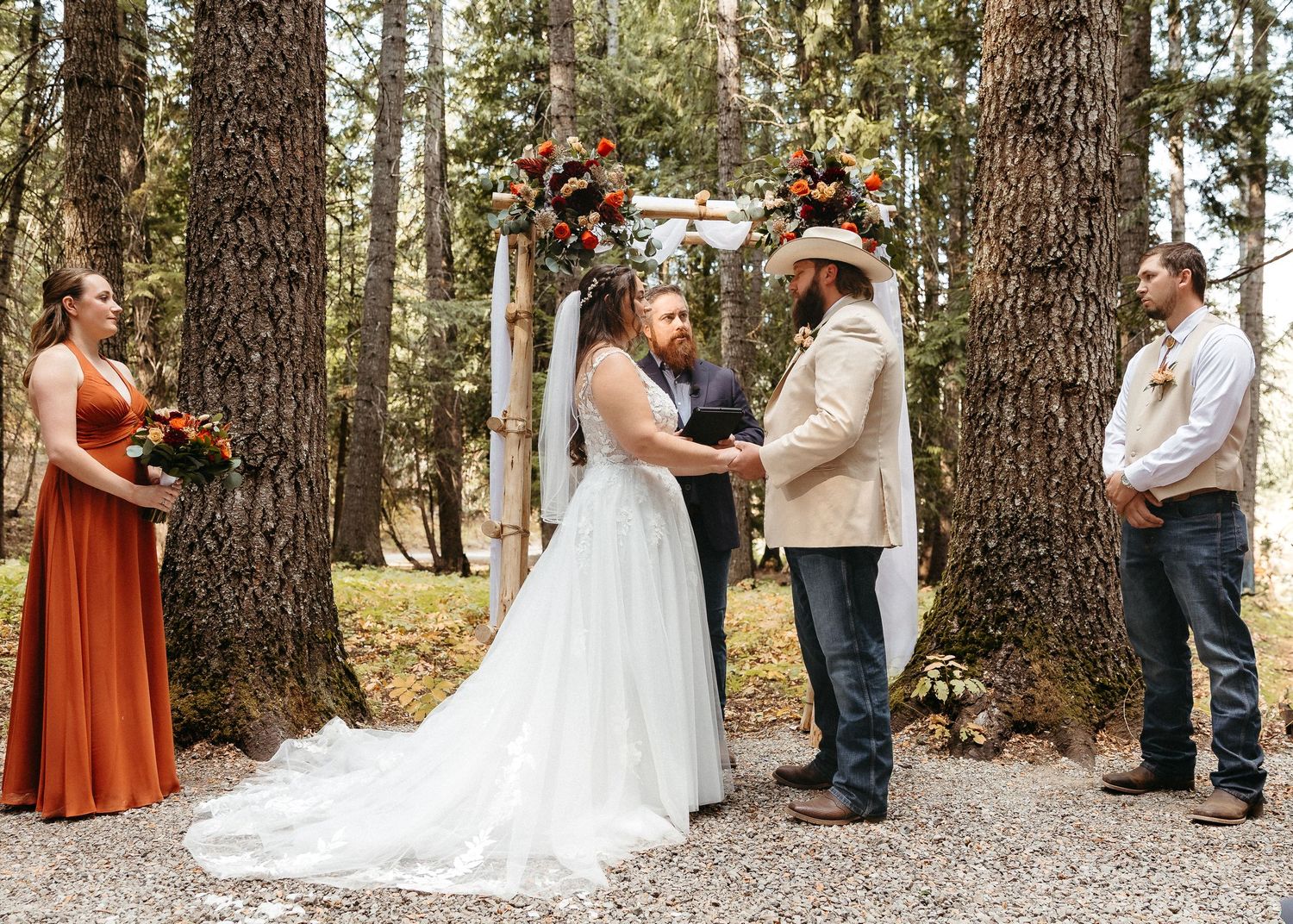 Wedding Ceremony Photo in North Idaho