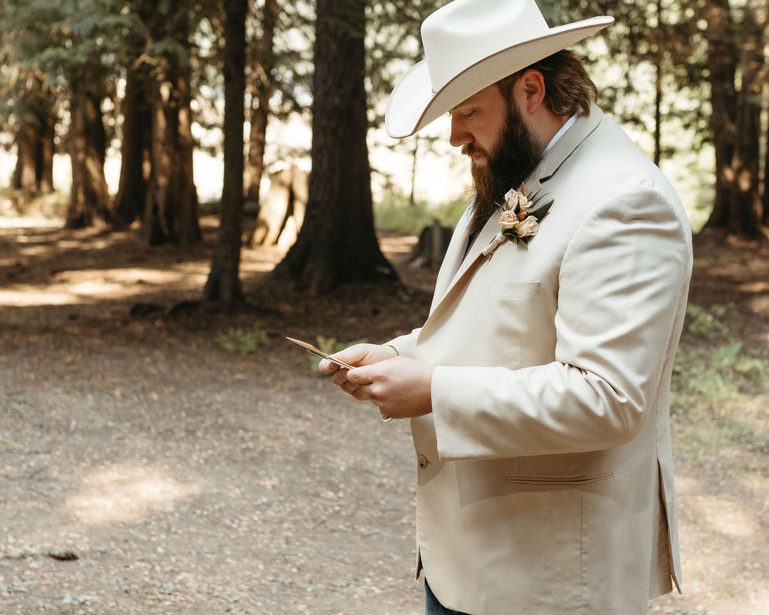 Groom Getting Ready Wedding Photo in North Idaho