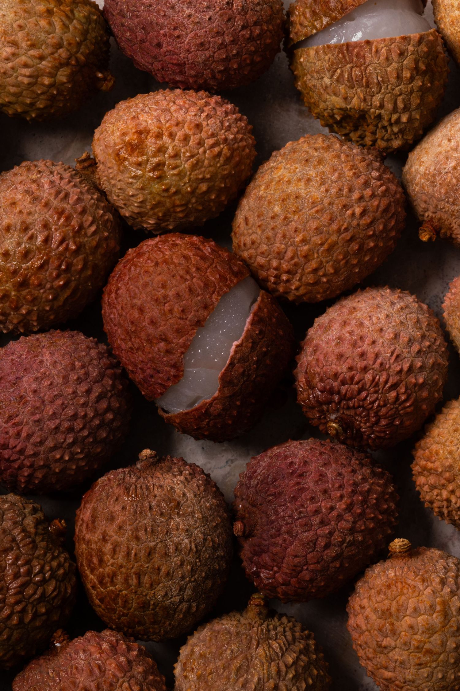Lychee, Macro, Moody, Textured