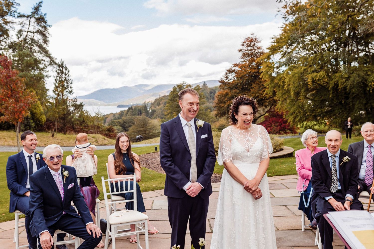 Wedding reception atmosphere and candid moments