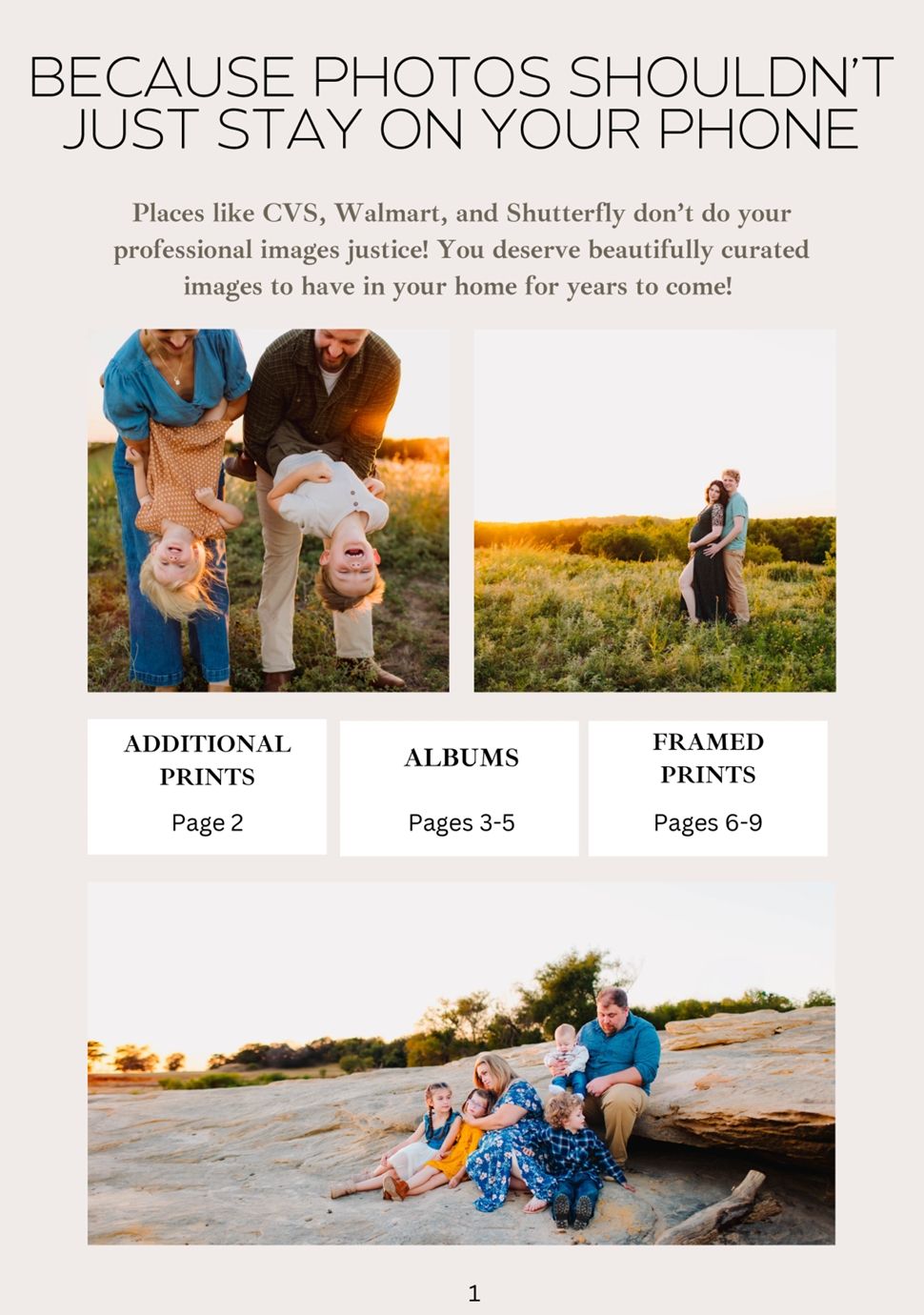Print options.